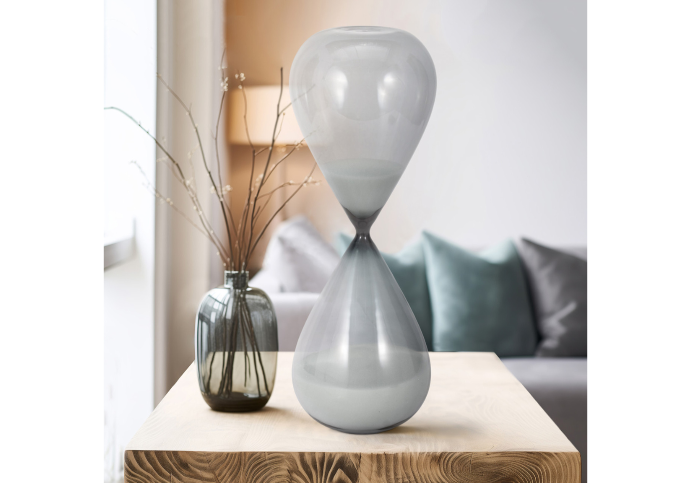 Reloj de Arena de Vidrio