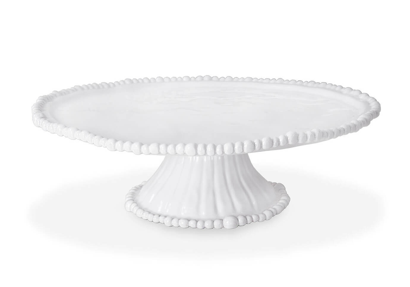 Pastelera Melamina Blanco Borde Perlado