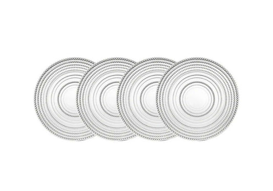 Plato de Vidrio Diseño Bolitas 19 cm