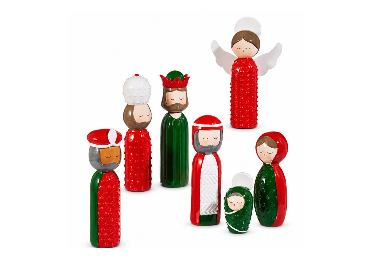 Set de Nacimiento minimalista de Resina