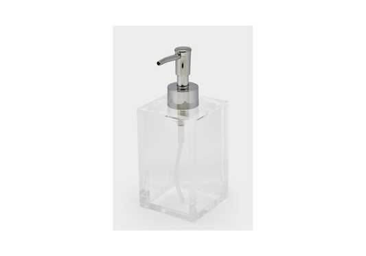 Jabonera Cuadrada de Acrílico Transparente