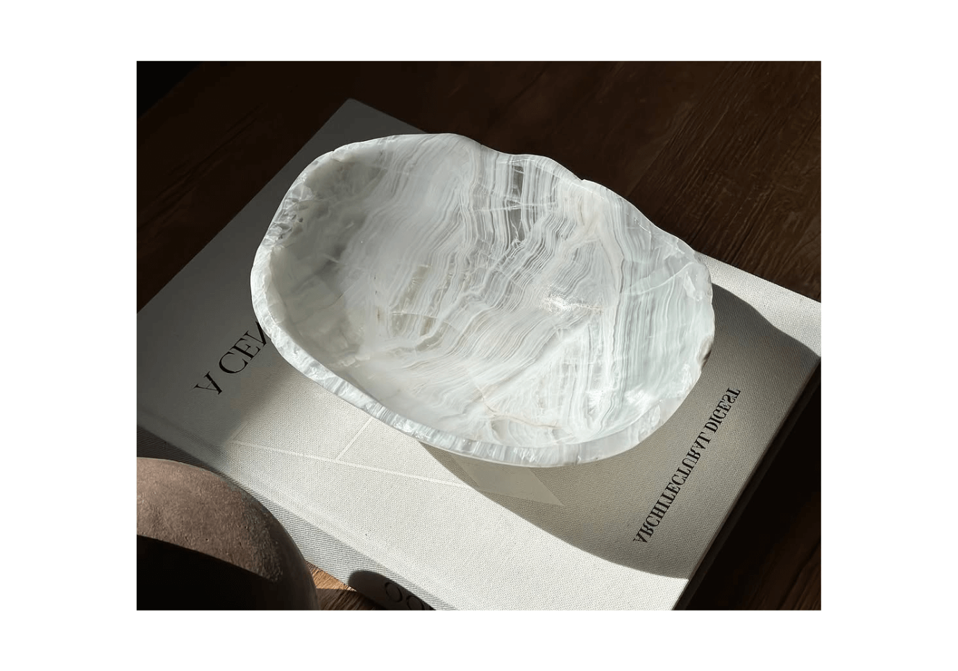 Bowl de Mármol Blanco