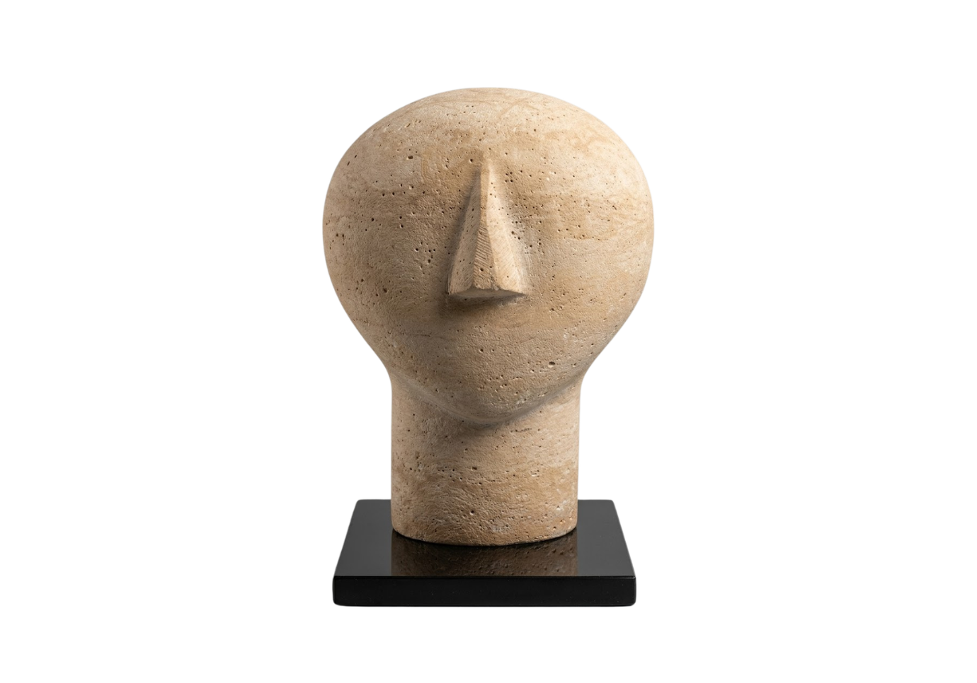 Escultura de Cara Abstracta de Marmol - Simone