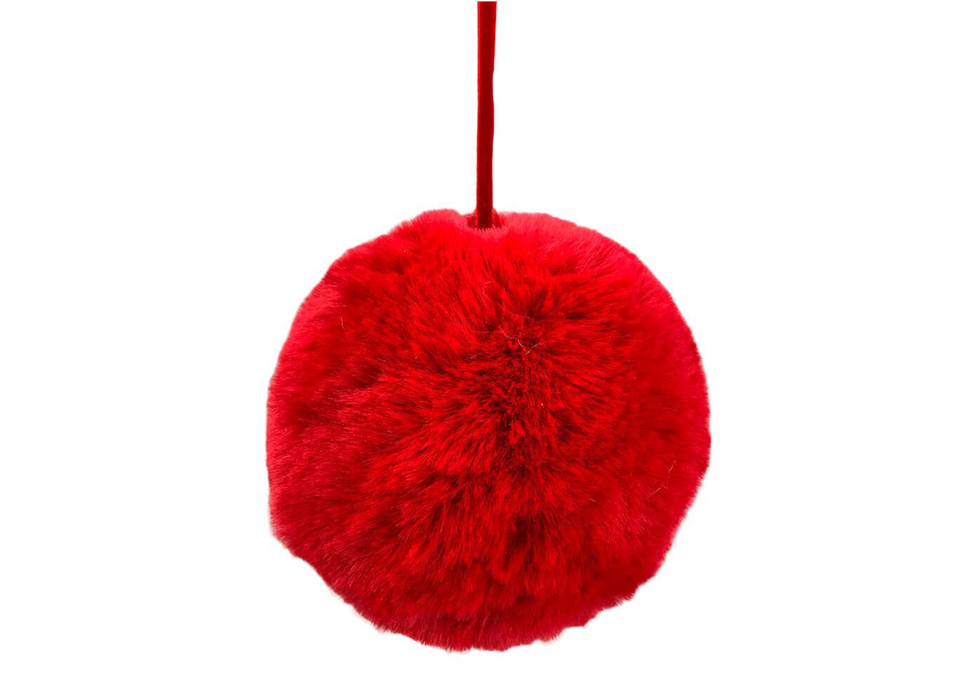 Esferas Peluche Rojo 15 cm