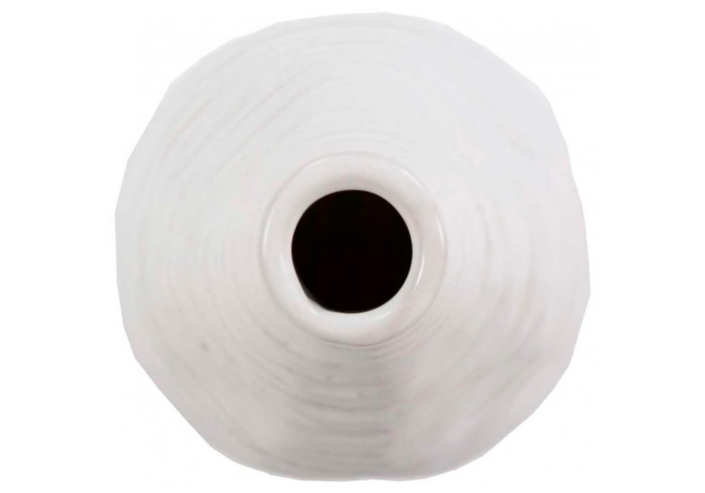 Florero Cerámica Onda Botella Mediano