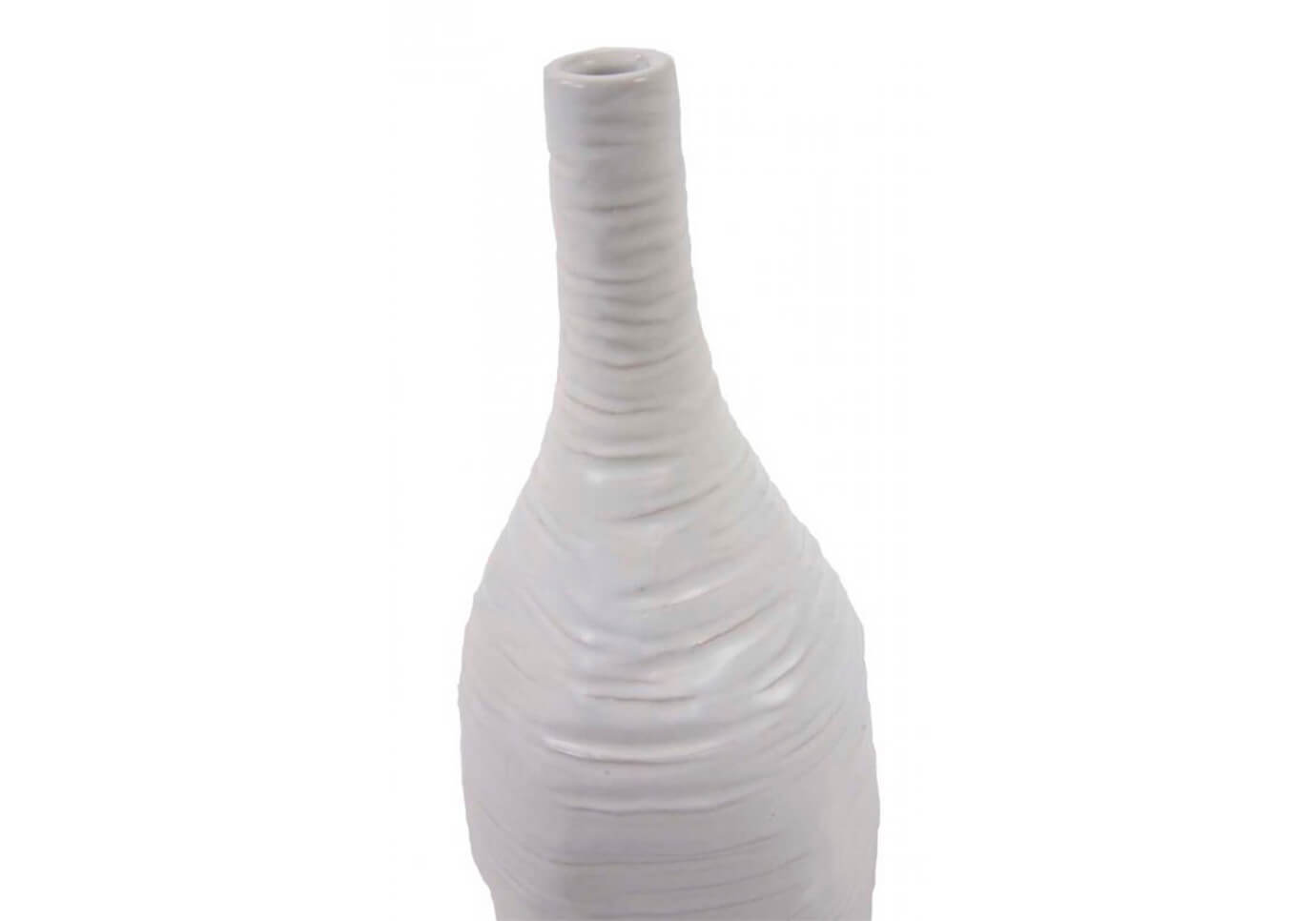 Florero Cerámica Onda Botella Alto