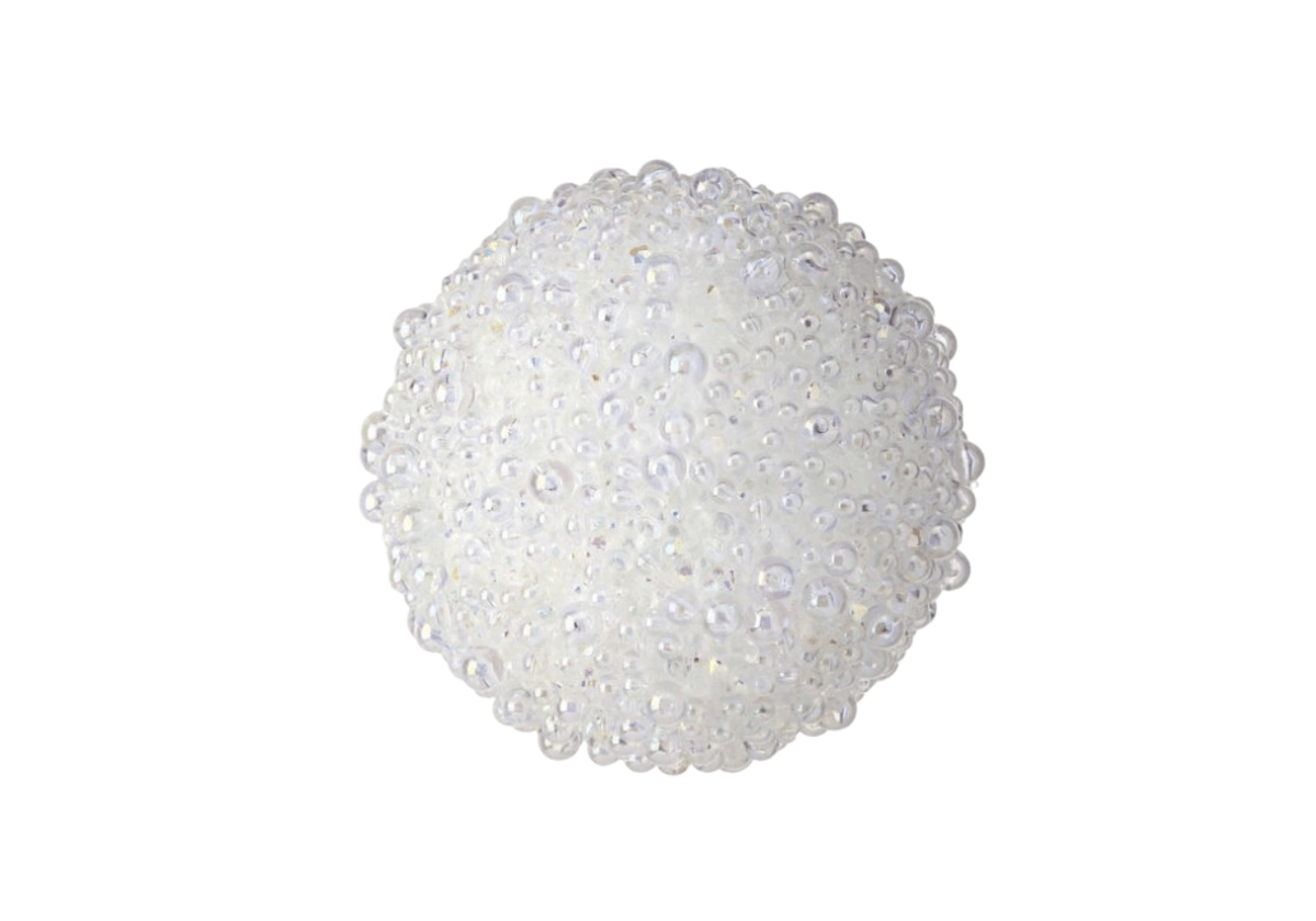 Esfera de Acrílico con Perlas Transparentes