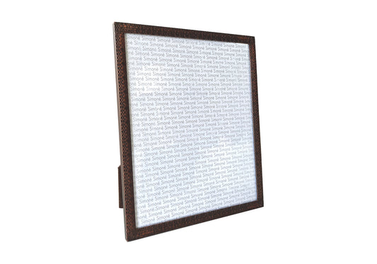 Portarretrato Metálico Lentejuela Cobre