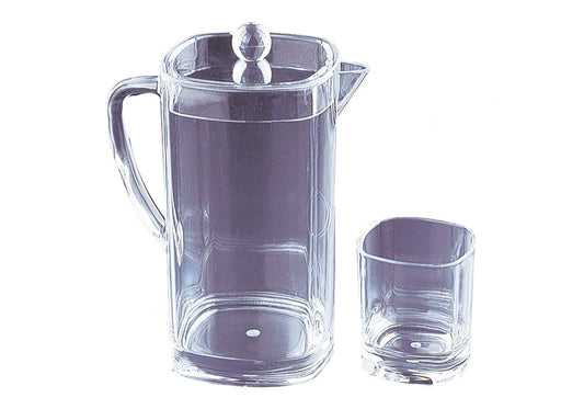 Jarra de Acrílico Cuadrada