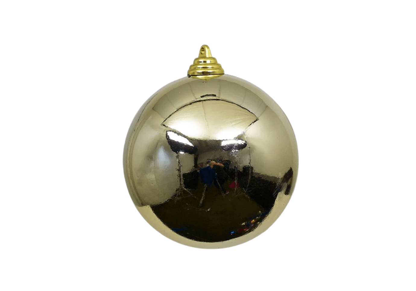 Esfera Lisa Dorada Brillante 38cm