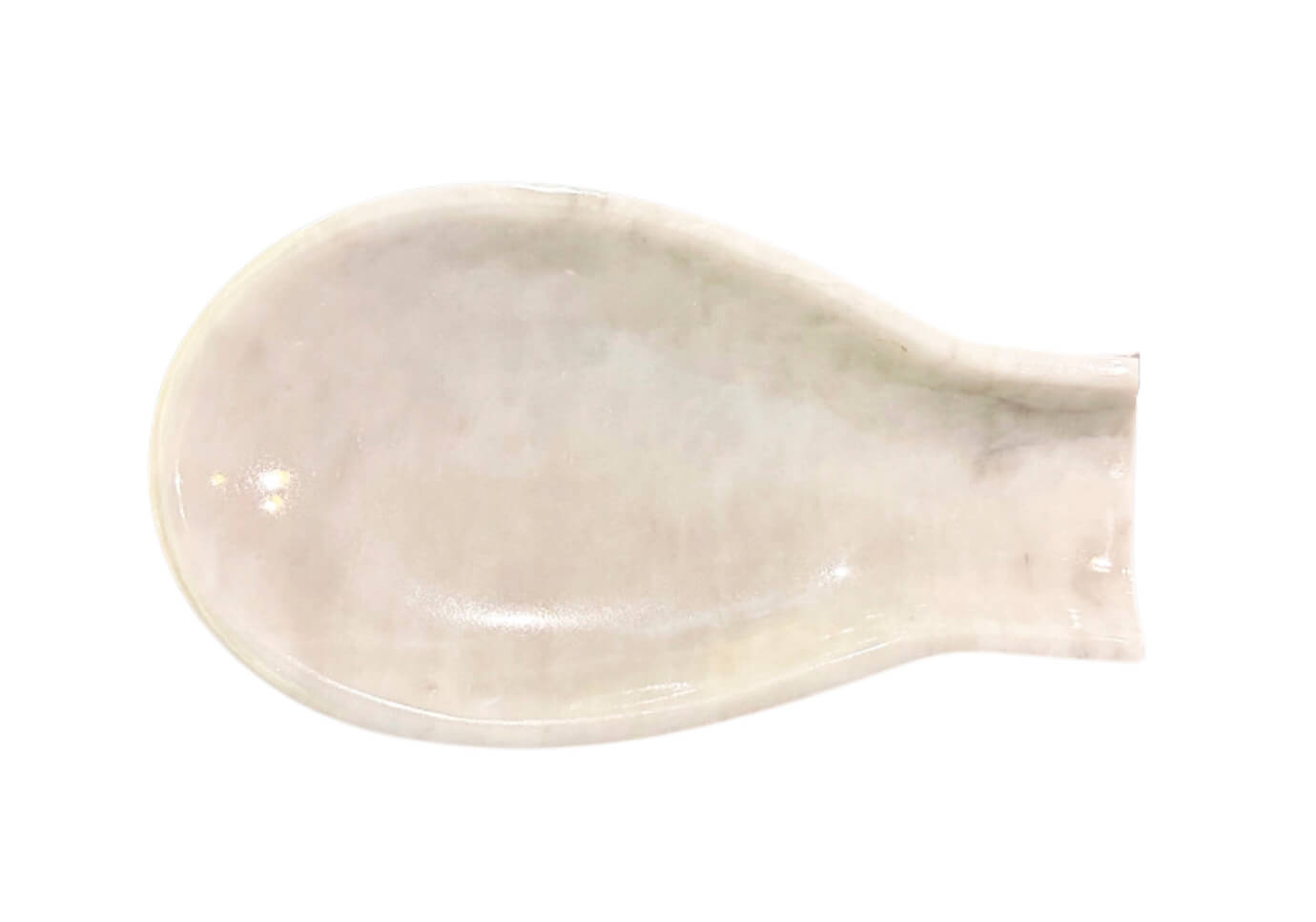 Portacuchara de Mármol Blanco Chico