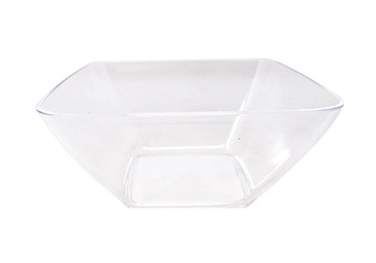 Ensaladera Cuadrada Esquinas Redondeadas de Acrílico
