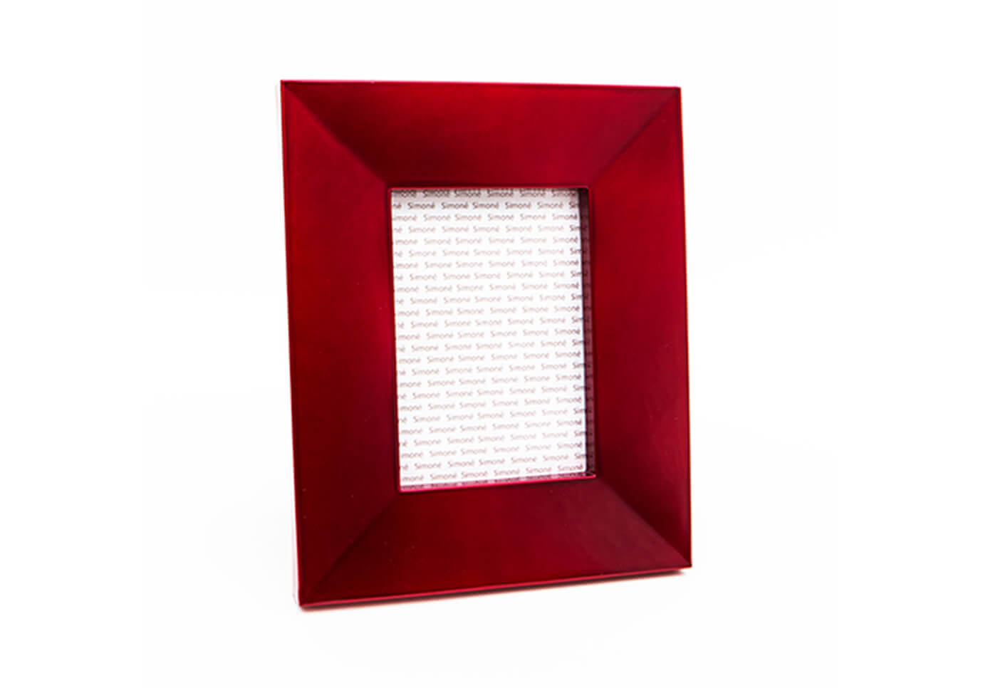 Portarretrato de Madera Rojo Liso