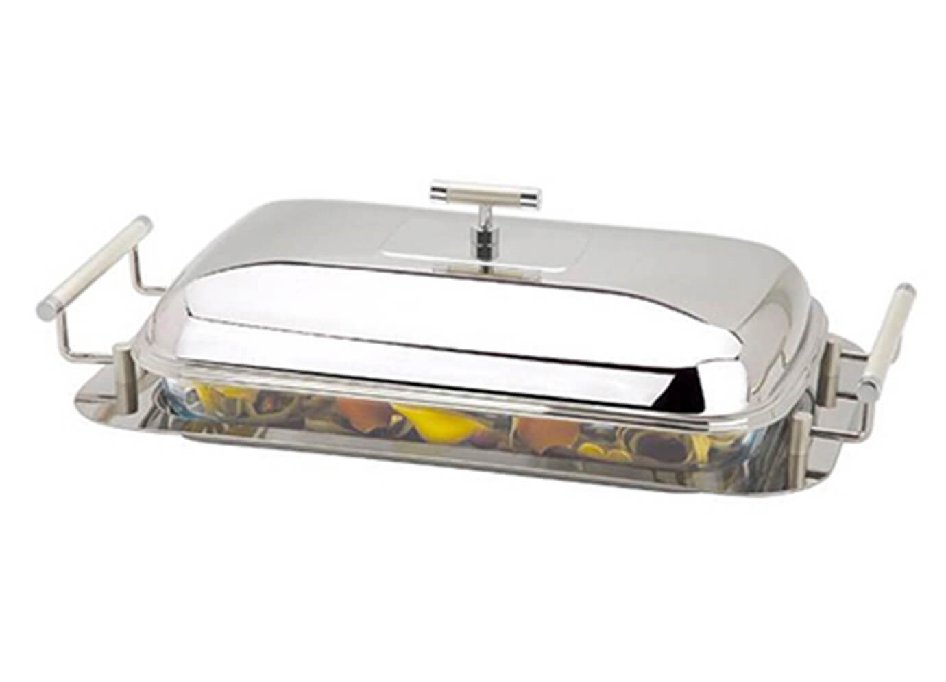 Portapyrex Tubo Acrílico Rectangular con Charola - Simone