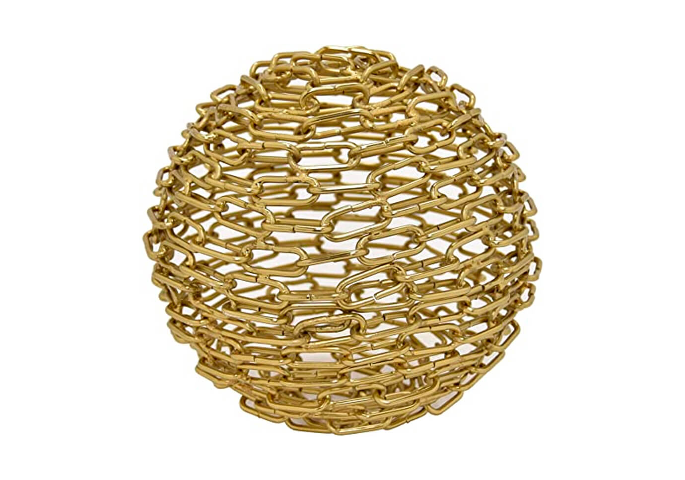 Esfera Metal Cadena Dorada