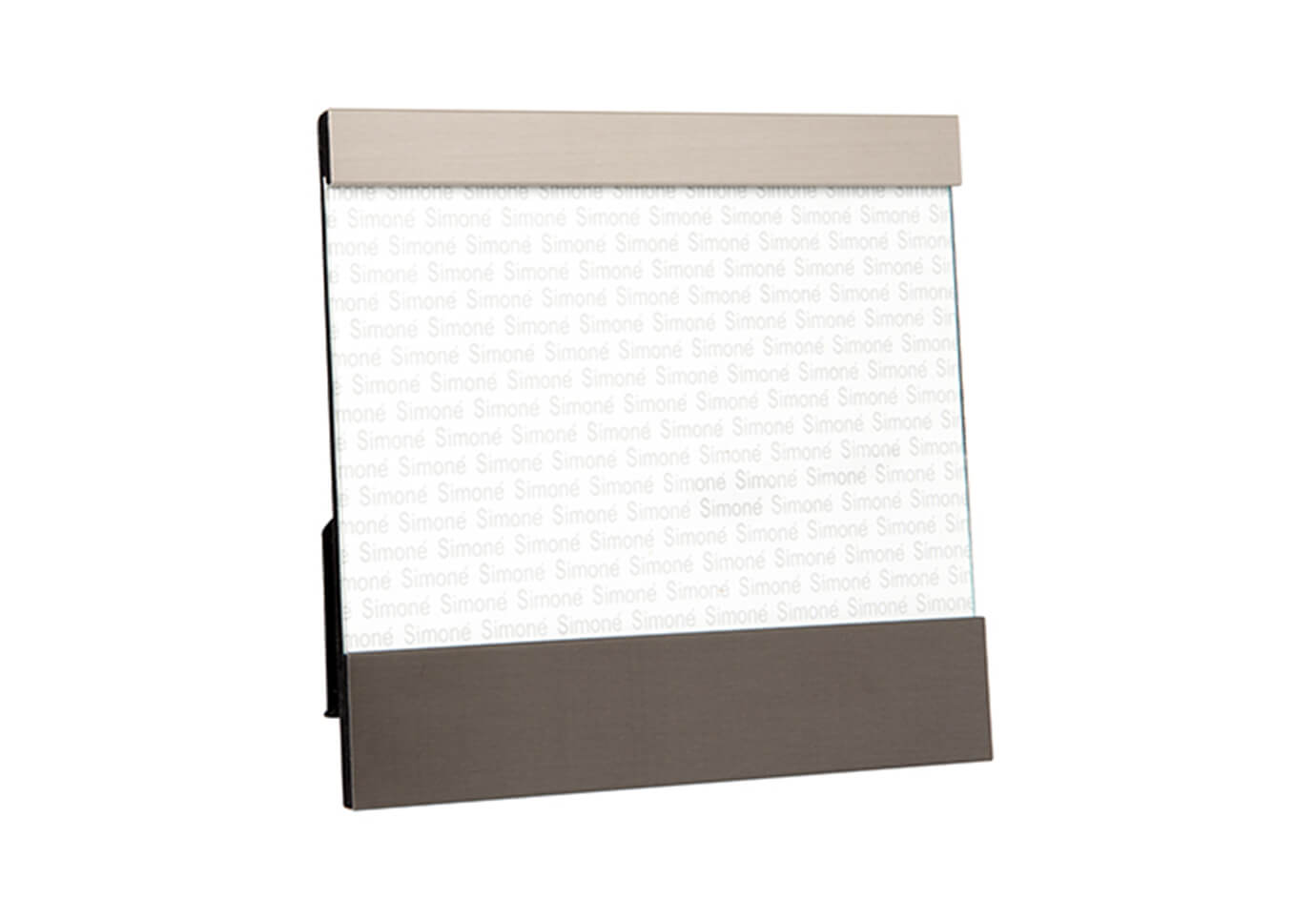 Portarretrato Opaco Dos Tonos de Acero 4 X 6 - Simone