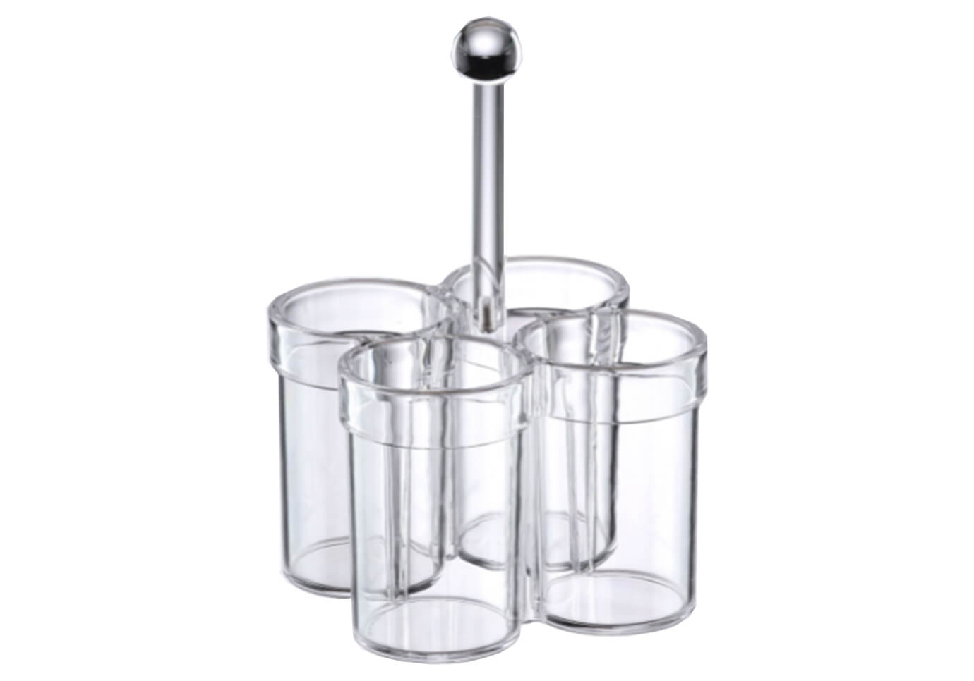 Portacubiertos de Acrílico Cuatro Cilindros