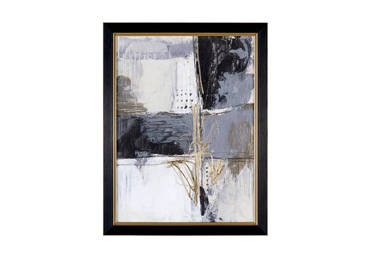 Cuadro Artístico Enmarcado de Aluminio Bajo Vidrio - B