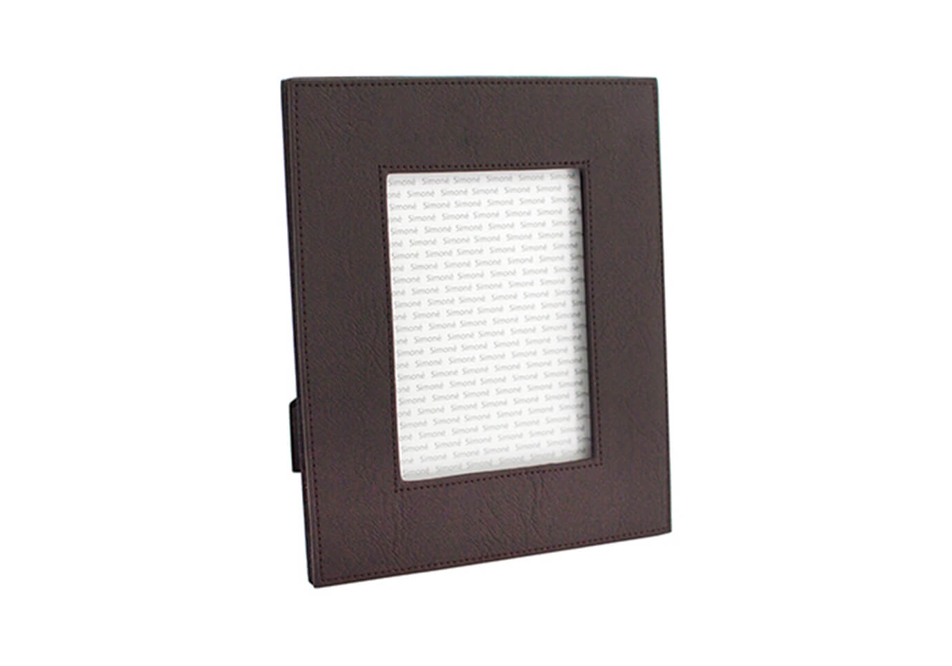 Portarretrato Vinipiel Café Oscuro Liso - Simone