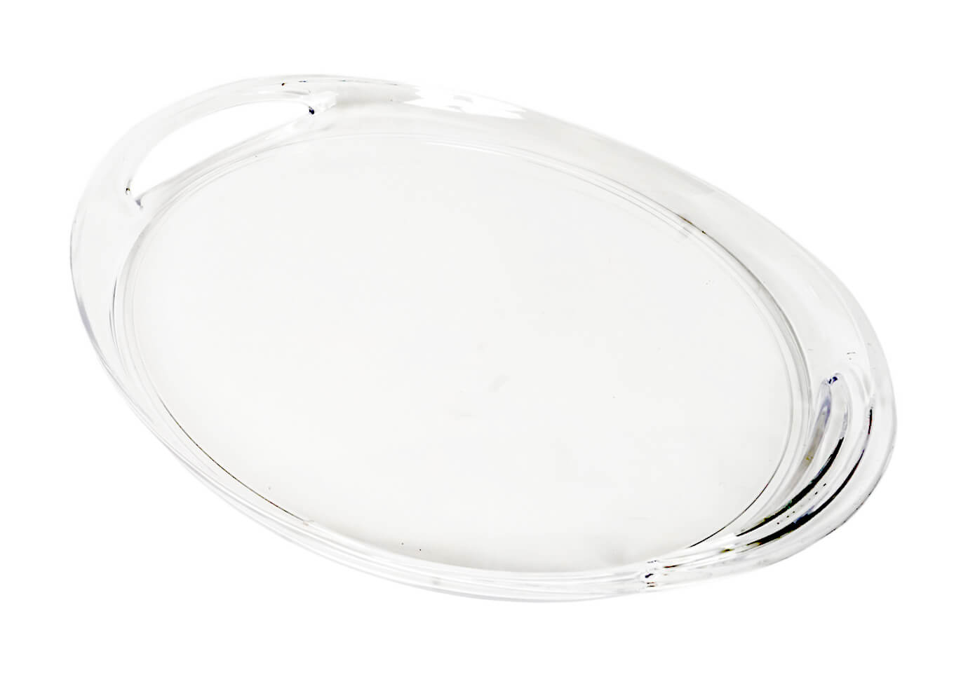 Charola Ovalada de Acrílico