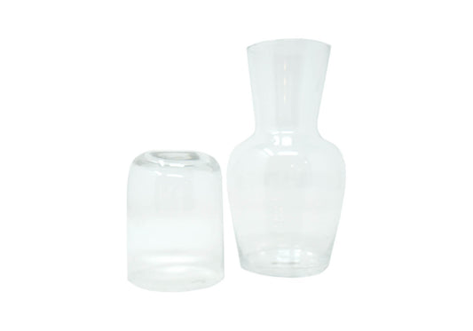 Jarra de Noche con Vaso de Vidrio