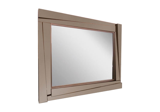 Espejo Marco Tiras Bronce