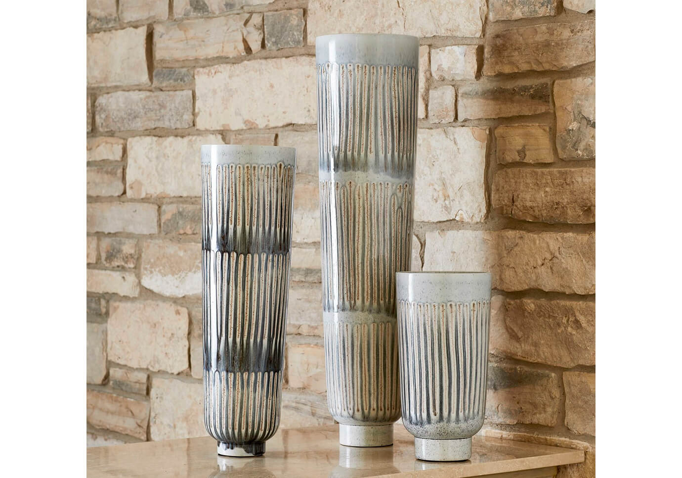 Florero Cerámica Vaso Crayón