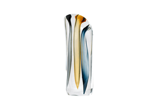 Escultura de Cristal Multicolor