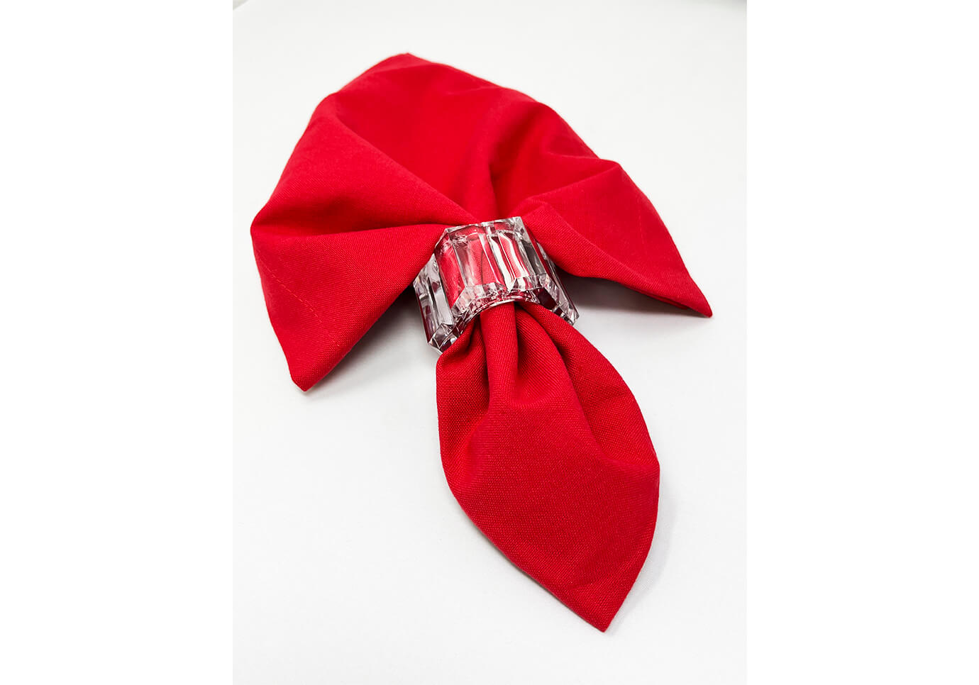 Servilleta de Tela Roja Lisa - Simone