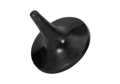 Escultura de Trompo Mármol Negro