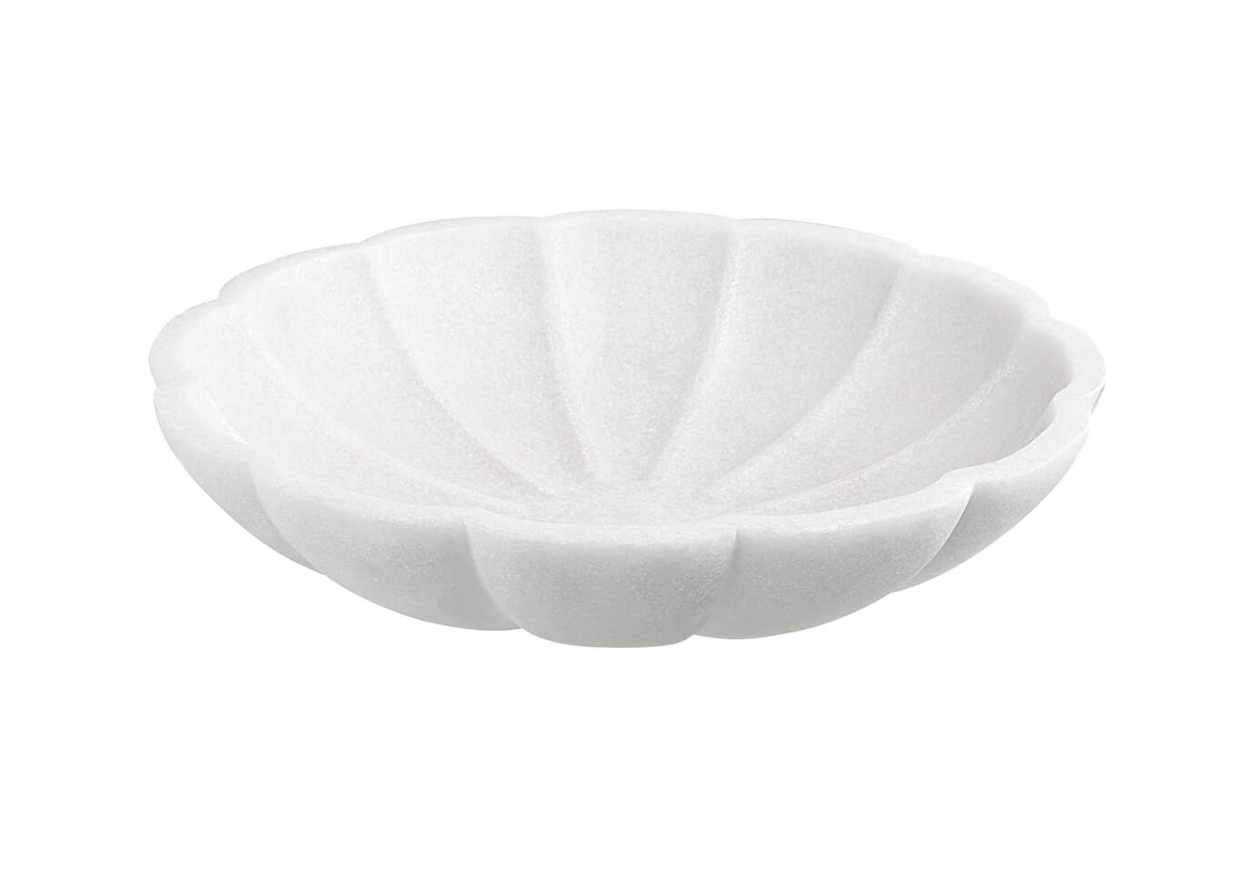 Bowl Petalos de Marmolina Blanco