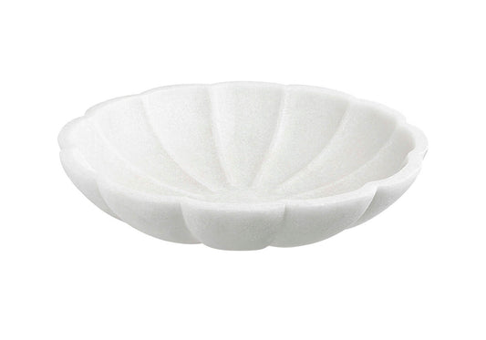 Bowl Petalos de Marmolina Blanco