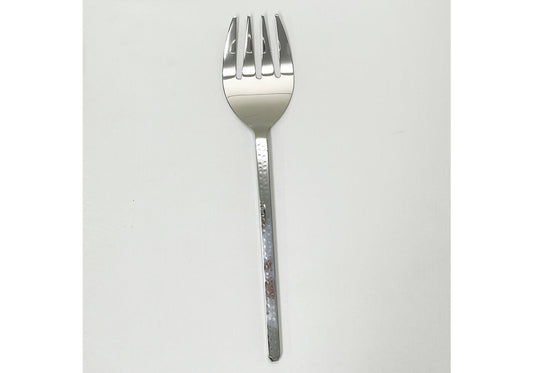 Tenedor de Servicio Metal Plateado