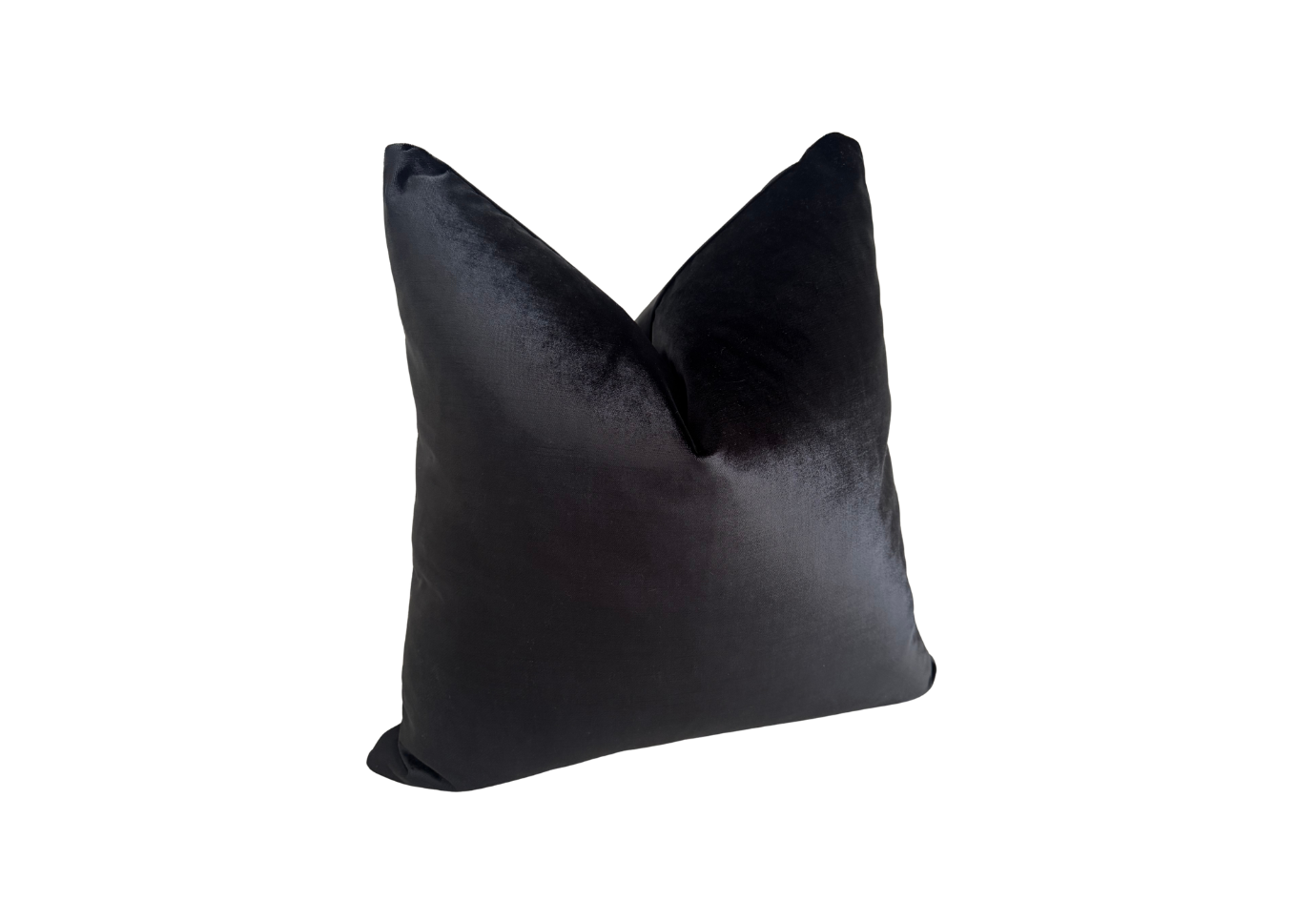 Cojín Negro Velvet 57 x 57 - Simone