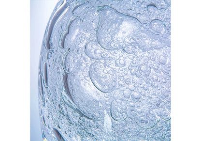 Florero Trompo de Cristal Burbujeante Grande