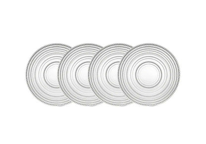 Plato de Vidrio Diseño Bolitas 27 cm
