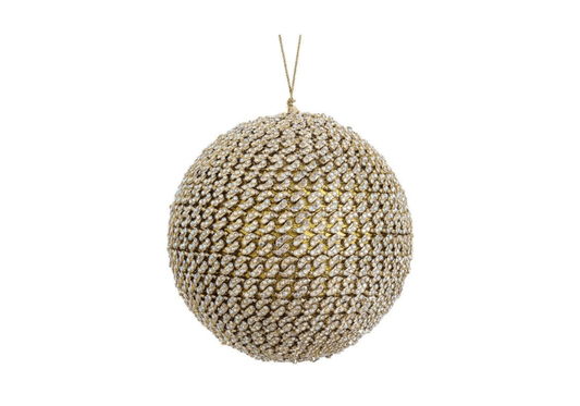 Esfera Dorada Cubierta de Diamantitos
