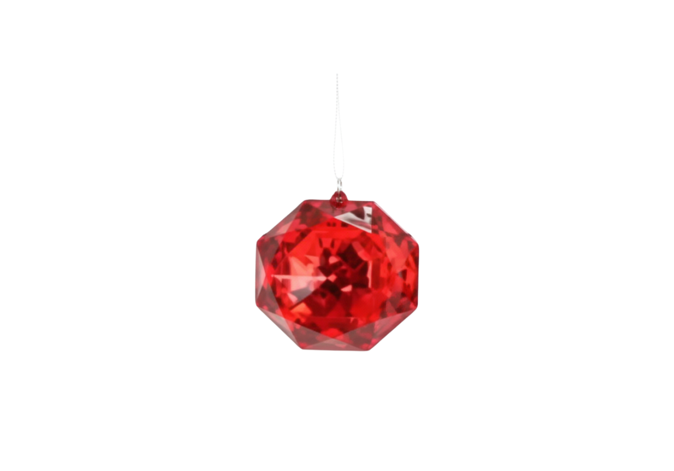 Gema Roja Transparente