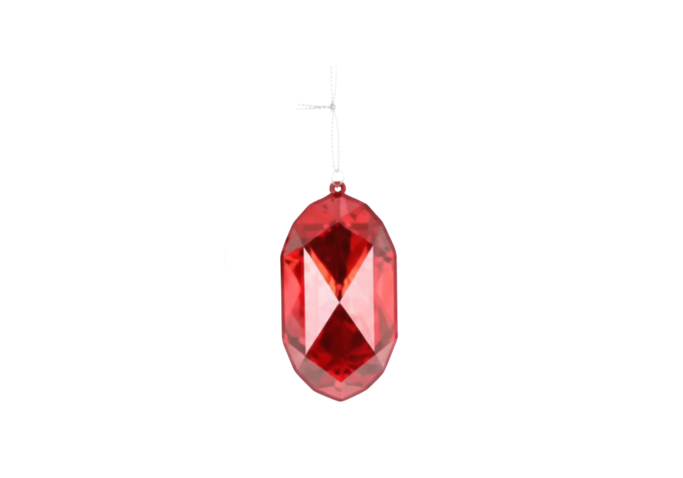 Gema Roja Transparente