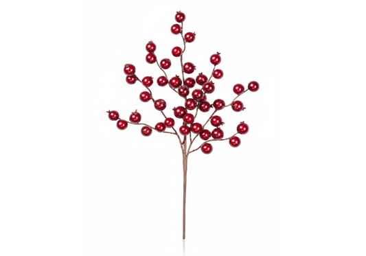 Rama Berries Rojos Brillantes