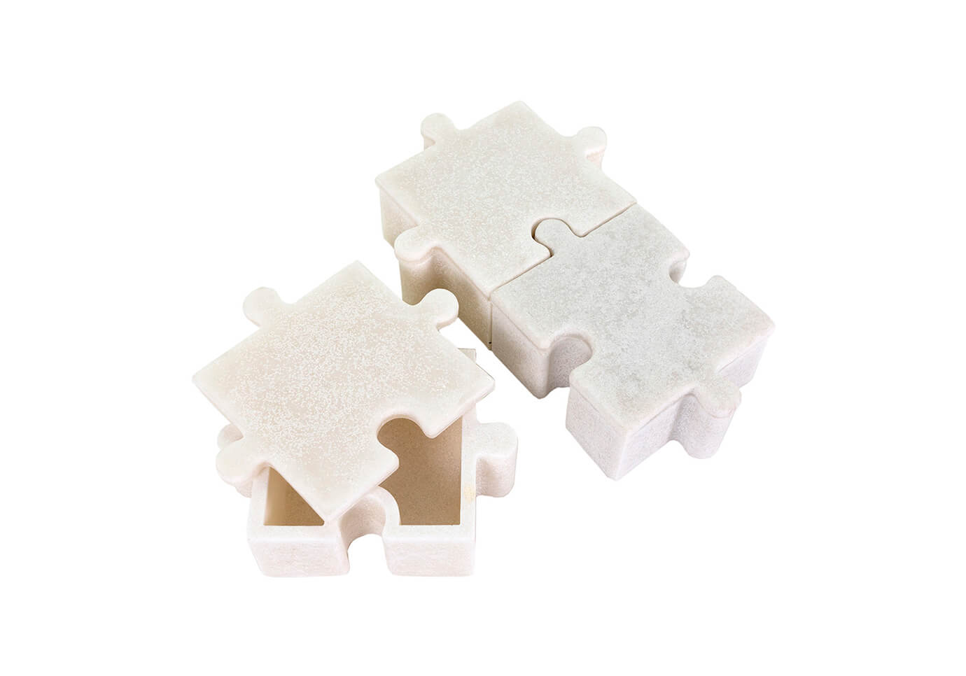 Caja Rompecabezas de Marmolina - Set de Tres