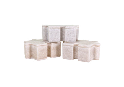 Caja Rompecabezas de Marmolina - Set de Tres