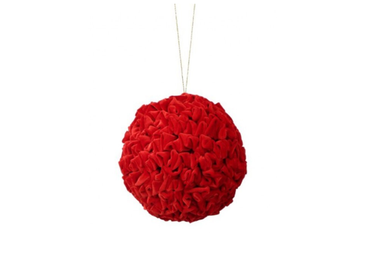 Esfera de Tela Crushed Terciopelo