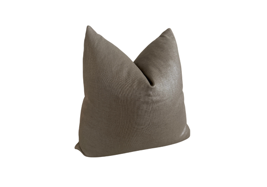 Cojín Jute Taupe 57 x 57