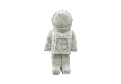Escultura Astronauta de Mármol Grande