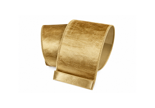 Listón de Terciopelo Dorado