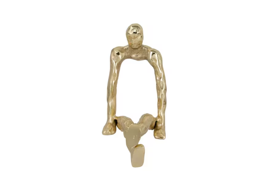 Escultura de Hombre sentado de Metal - Simone