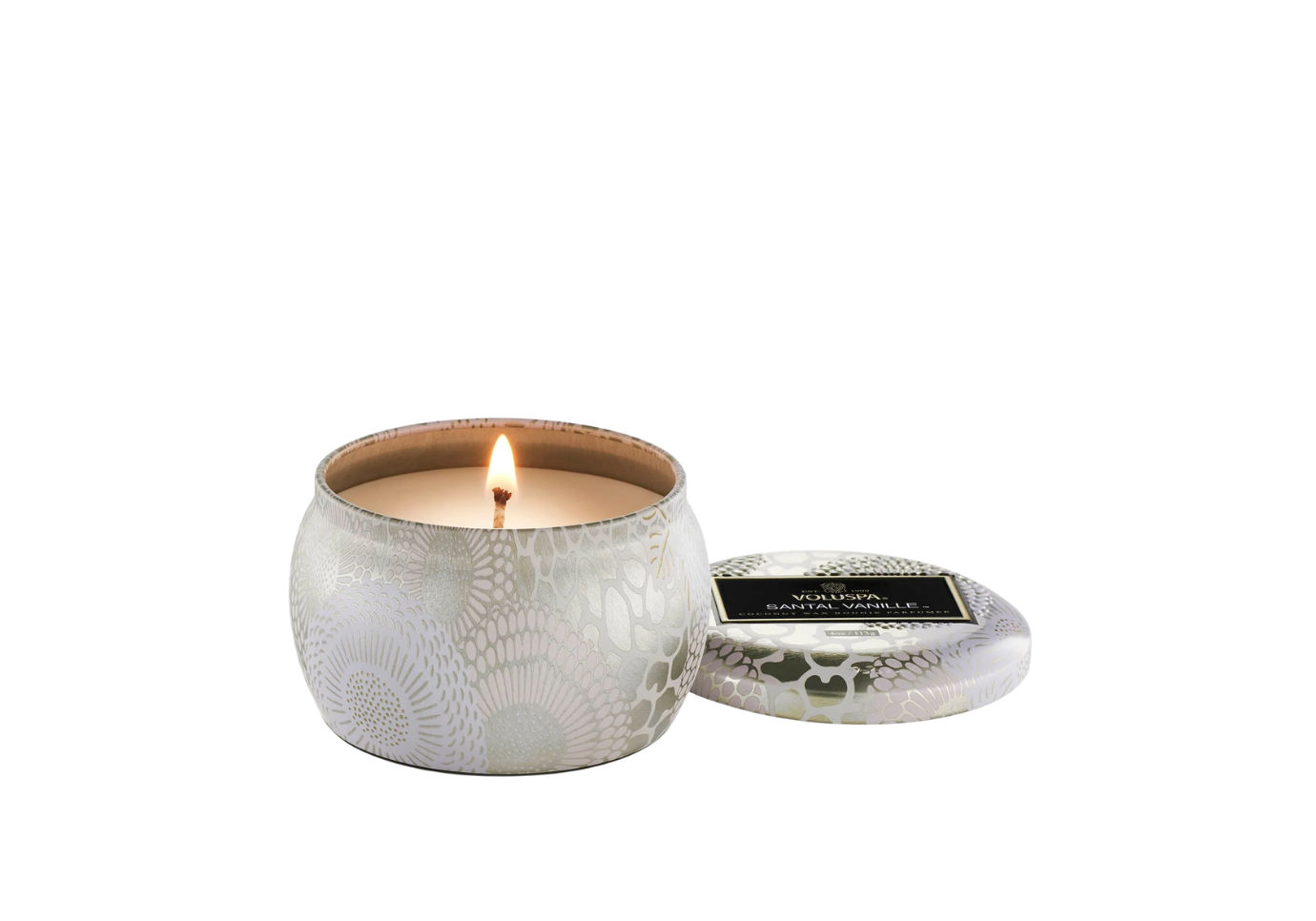 Vela Aromatica Voluspa Santal Vainille 4 Oz - Simone