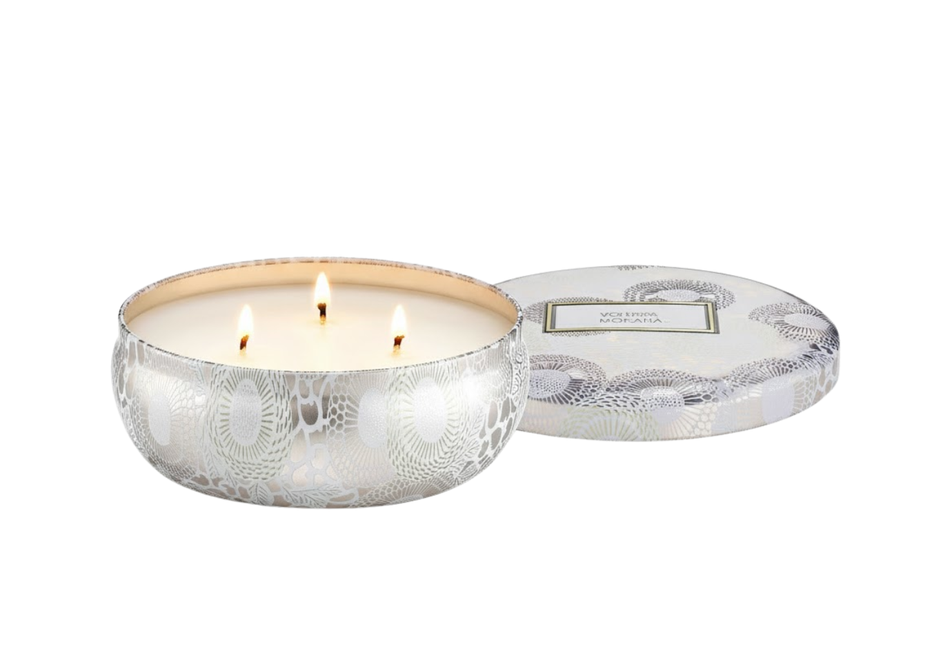 Vela Aromática Voluspa Mokara Orchid Envase Metalico 12 Oz