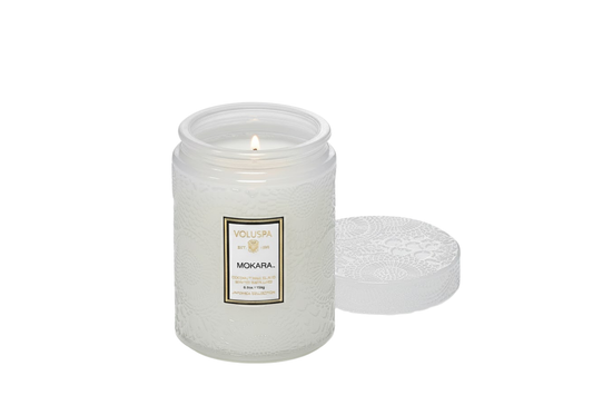 Vela Aromática Voluspa Mokara Orchid Envase de Vidiro 5.5 Oz.